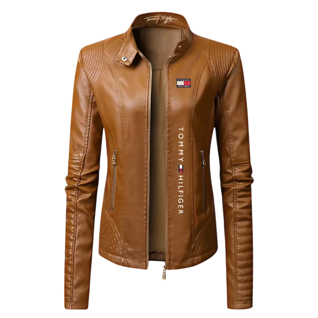 TOMMY - LA VESTE EN CUIR ÉLÉGANTE